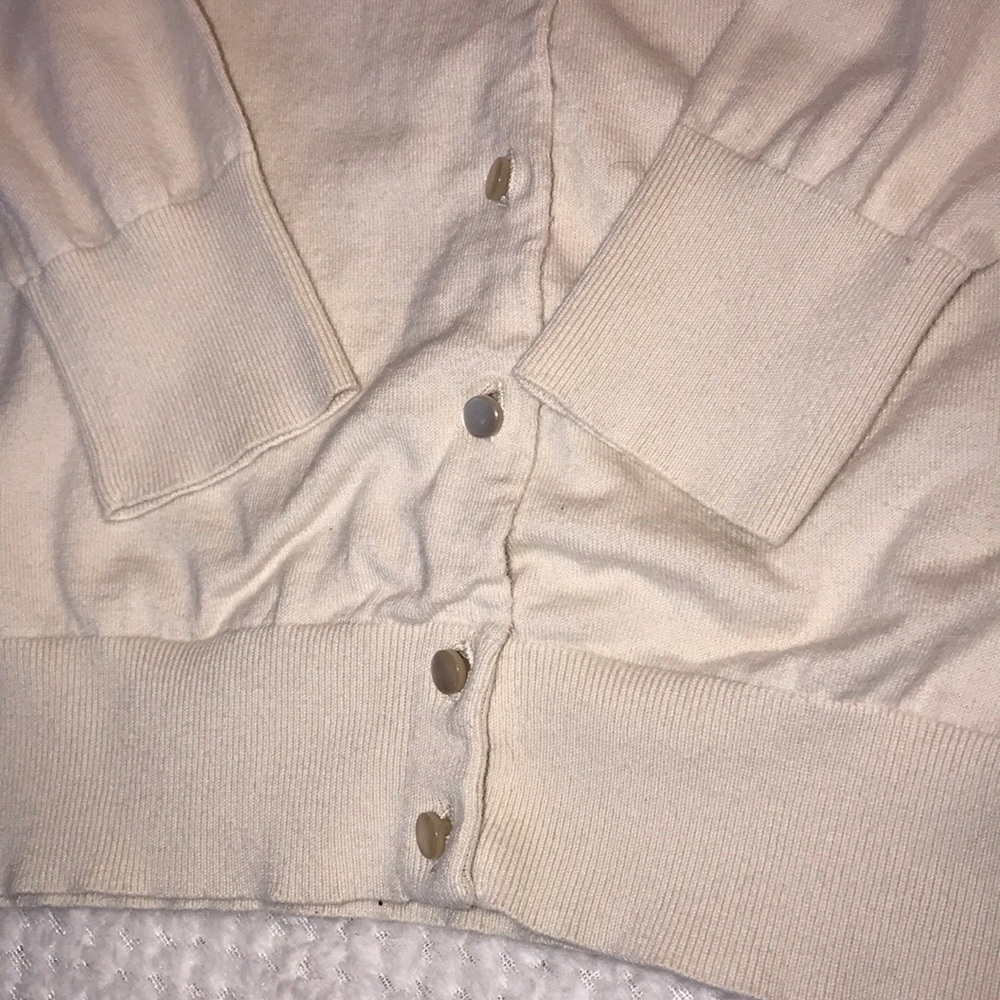 J. Crew | Clare Cardigan Sweater in Champagne - Picture 4 of 7